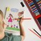 Sketch & Drawing Art Pencil Kit 52 Piece Set, 24 Color Pencil for Coloring Books, Pencil of Graphite & charcoal, 3-color Sketchbook, coloring book Etc, Art Supply Ideal for Adult Student Beginner Teen